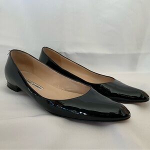 Manolo Blahnik Patent ballet flat